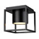 Wry Lighting Desmond Integrated LED Flush Mount in Matte Black (36|9092-FM7 BLK-BLK)