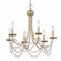 Wry Lighting Serafina 6-light Chandelier in Golden Aura (36|7646-6 GA)