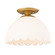 Golden Lighting Dorinda 1-light Semi-Flush Mount in Brushed Champagne Brass (36|6954-SF BCB-OP)