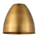 Metal Bristol Light 9 inch Brushed Brass Metal Shade (3442|MBD-9-BB)