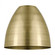 Metal Bristol Light 9 inch Antique Brass Metal Shade (3442|MBD-9-AB)
