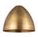 Metal Bristol Light 16 inch Brushed Brass Metal Shade (3442|MBD-16-BB)