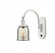 Bell - 1 Light - 5 inch - White Polished Chrome - Adjustable Swing Arm (3442|918-1W-WPC-G58)