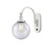 Beacon - 1 Light - 8 inch - White Polished Chrome - Adjustable Swing Arm (3442|918-1W-WPC-G204-8)