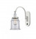 Canton - 1 Light - 7 inch - White Polished Chrome - Sconce (3442|918-1W-WPC-G182)