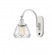Fulton - 1 Light - 7 inch - White Polished Chrome - Adjustable Swing Arm (3442|918-1W-WPC-G172)