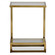 Uttermost Musing Brushed Brass Accent Table (85|22913)