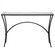 Uttermost Alayna Black Metal & Glass Console Table (85|22910)