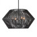 Uttermost Suva 4 Light Black Rope Pendant (85|21589)