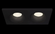 3.5 Inch Rectangular Double Regressed Gimbal in Black (4304|45381-027)