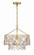 Elsa 15'' Antique Gold Chandelier (205|ELS-7100-GA)