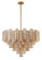 Addis 16 Light Aged Brass Chandelier (205|ADD-316-AG-AM)