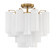 Addis 4 Light Aged Brass Semi Flush Mount (205|ADD-300-AG-WH_CEILING)