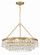 Calypso 25'' Crystal Teardrop Vibrant Gold Chandelier (205|237-VG)