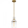 Springsteen 1-Light Aged Brass Mini Pendant Light (26|QPP6189AB)