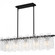 Caspian 5-Light Matte Black Linear Chandelier (26|PCCAS539MBK)