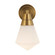 Willard 6-in Vintage Brass/Opal Matte Glass 1 Light Wall/Vanity (7713|WV348106VBOP)