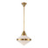 Willard 14-in Vintage Brass/Opal Matte Glass 1 Light Pendant (7713|PD348114VBOP)