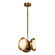 Alonso 13-in Vintage Brass LED Pendant (7713|PD320313VB)