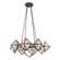 Cairo 30-in Ribbed Glass/Urban Bronze 8 Lights Chandeliers (7713|CH332830UBCR)