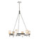 Lucian 32-in Polished Nickel/Alabaster 6 Lights Chandeliers (7713|CH338632PNAR)