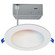 12 Watt; LED Direct Wire; Low Profile Downlight; 6 Inch Round; Starfish IOT; Tunable White and RGB; (27|S11562)