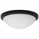 Button; 13 Inch LED Flush Mount Fixture; Matte Black Finish; CCT Selectable; 120 Volts (81|62/1943)