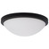 Button; 11 Inch LED Flush Mount Fixture; Matte Black Finish; CCT Selectable; 120 Volts (81|62/1942)