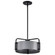 Altos 3 Light Small Pendant; Gray and Matte Black Finish (81|60/7852)