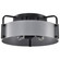 Altos 4 Light Semi Flush; 18 Inches; Gray and Matte Black Finish (81|60/7851)