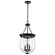 Boliver 3 Light Pendant; 11 Inches; Matte Black Finish; Clear Seeded Glass (81|60/7800)