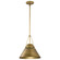 Adina 1 Light Medium Pendant; Natural Brass Finish (81|60/7776)