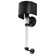 Teagon 1 Light Wall Sconce; Matte Black Finish; Metal Shade (81|60/7756)