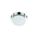 Single LED Round Flush Mount Ceiling Fixture with White Opal Glass (461|FM1909-BN)