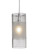 Single Lamp Pendant with Frosted Detailed Glass (461|459201SCH)