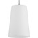 Clarion Collection One-Light Matte Black Etched White Transitional Pendant (149|P500430-31M)