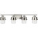 Beckner Collection Four-Light Brushed Nickel Clear Glass Urban Industrial Bath Light (149|P300425-009)