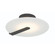 Nuvola 12.25'' LED Flushmount in Black and White (4304|46843-012)