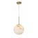 Kepler 1 Light LED Pendant in Gold (4304|46766-014)