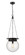 1 Light Pendant (276|7506P13-MB)