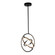 Trilogy Collection Integrated LED Pendant, Black & Brass (12|AC6740BB)
