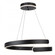 Sirius Collection Integrated LED Chandelier, Black (12|AC7619BK)