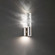 Cru 14in LED 3000K/3500K/4000K 120V/277V Wall Sconce in Polished Nickel with Clear Optic Crystal (1118061|BWS14214-PN)