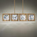 Enchante 43in LED 3000K/3500K/4000K 120V-277V Pendant in Aged Brass with Clear Optic Crystal (1118061|BPD75243-AB)