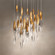 Kindjal 21 Light LED 3000K/3500K/4000K 120V-277V Multi-Light Pendant in Polished Nickel with Clear (1118061|BPD13221-PN)