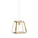 Rosalie White + Aged Gold Brass Pendant (3605|C72101WHAG)