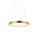 Maverick Brushed Gold Pendant (3605|C32724BG)