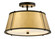 Medium Semi-Flush Mount (87|4893BK-LDB)
