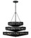 Medium Multi Tier Chandelier (87|42308BK-BK)