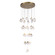 Pensey Multi - Light Chandelier In Brushed Gold Finish (10813|KCH3210R-27BS)